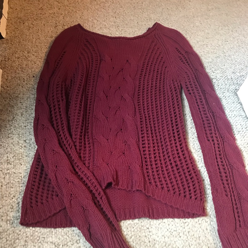 Wet Seal burgundy sweater